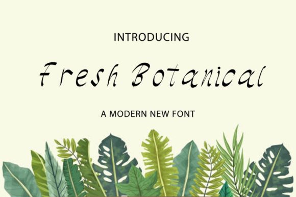 A Fresh Botanical Typeface Review for Campaign Creators