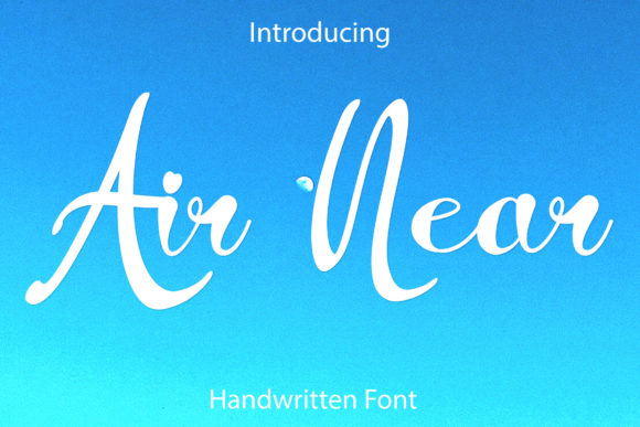 Air Near Font: A Delicate Touch for Digital Design