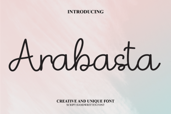 Arabasta: The Script Font That Adds Luxury to Your Creative Projects