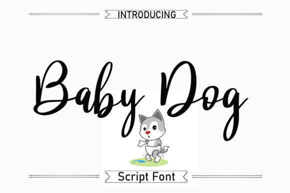 Baby Dog Font: A Sweet Script for Crafters and Product Creators