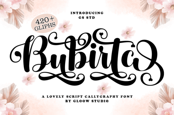 Bubirta: A Handwritten Font for Crafted Elegance