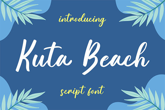 Kuta Beach Font: A Modern Script for Editorial Personality