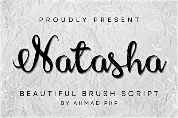 Natasha: A Script Font for Elegant Branding Projects