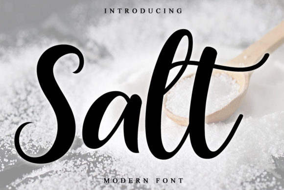 Salt: A Versatile Script Font for Modern Brand Identity