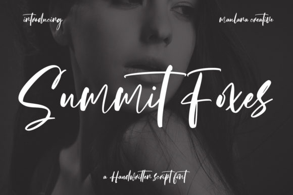 Summit Foxes: A Handwritten Font for Dynamic Web Design