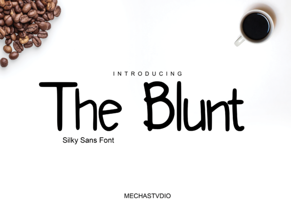 The Blunt: A Sharp Script Font for Modern Branding