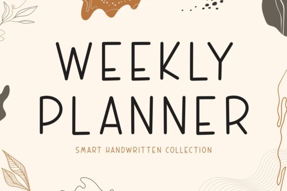 The Designer’s Take on Weekly Planner: A Script Font for Real Work