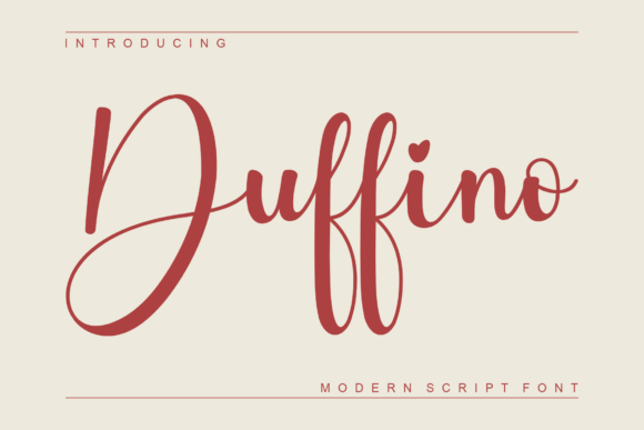 The Duffino Font: A Whimsical Script for a Consistent Brand