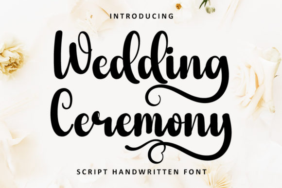 Wedding Ceremony: An Editorial Font for Timeless Design