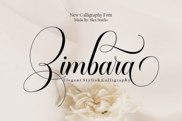Zimbara: A Stylish Script Font for Modern Business Branding